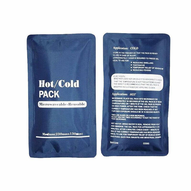 Reusable Hot and Cold Gel Pack 230x130mm Microwave and Freezer Safe.