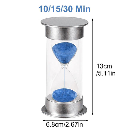 10/15/30 Minute Hourglass Timer Sand Timer for Home Office and Classroom Use - Orange-15min.