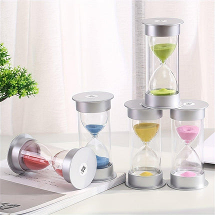 10/15/30 Minute Hourglass Timer Sand Timer for Home Office and Classroom Use - Orange-15min.