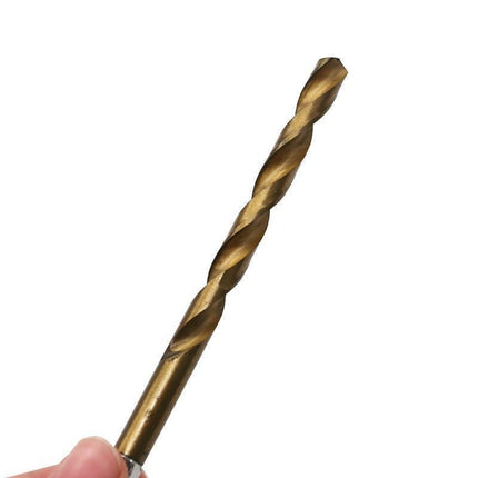 13pcs Quick Change Hss Titanium Drill Bits Hex Shank Set Soft Metal Wood Timber.