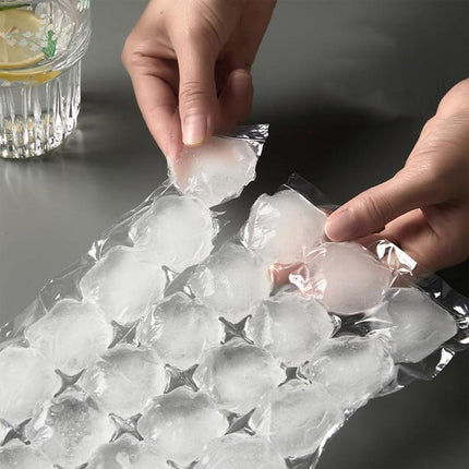 Disposable Ice Pack Bag 100PCS Water Injection Ice Cube Mold Tear Ice Grid.