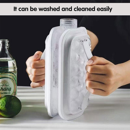 Portable Ice Hockey Pot Ice Cube Tray Water Bottle Clear Household Ice Maker.
