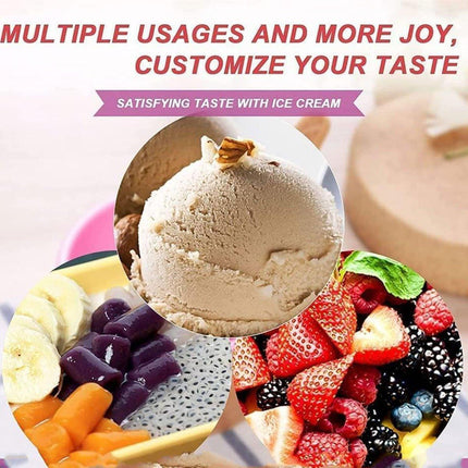 7Pc Set Colourful Ice Cream Cups and Bowls with Spoons Dessert Gift Set.
