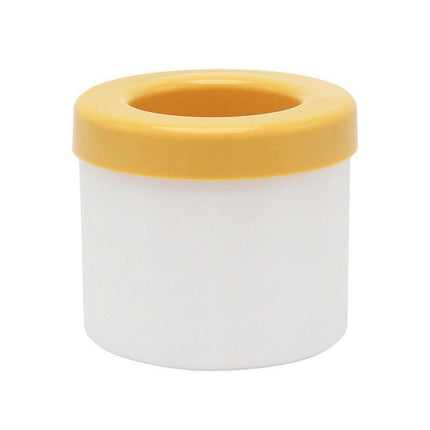 Silicone Ice Cube Tray Mould Ice Box Compartment Bucket for Easy Ice Making - Gray.