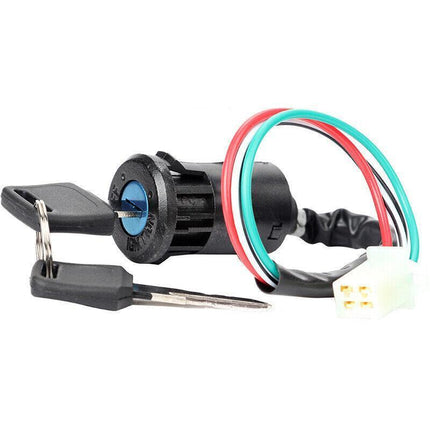 4 Wire Ignition Key Barrel Switch 50Cc 110Cc 125Cc 150Cc Pit Quad Dirt Bike Atv.