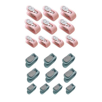 10/20pcs Quilt Retainer Cover Clips Invisible Needle-Free Thumb Buckle Bedding - Pink-10pcs.