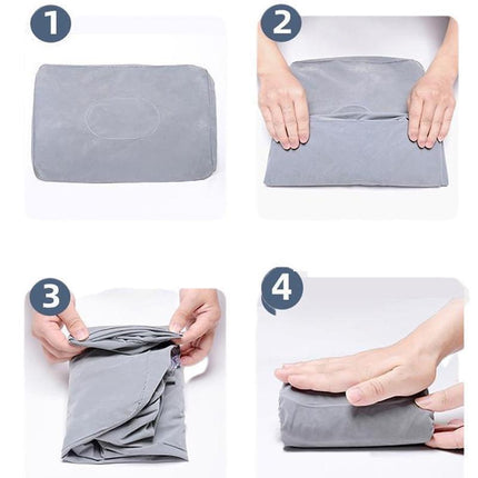 Inflatable Foot Rest Travel Air Pillow Cushion Office Home Leg Footrest Relax.