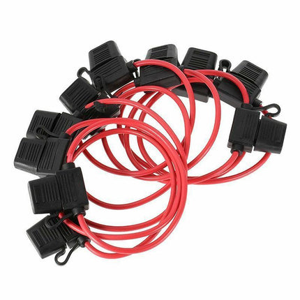 10Pcs 12V 40A Waterproof Standard Blade Inline Fuse Holder.