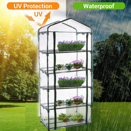 5 Tier Garden PVC Plant Insulation Warming Shed Conservatory Cover No Brackets.
