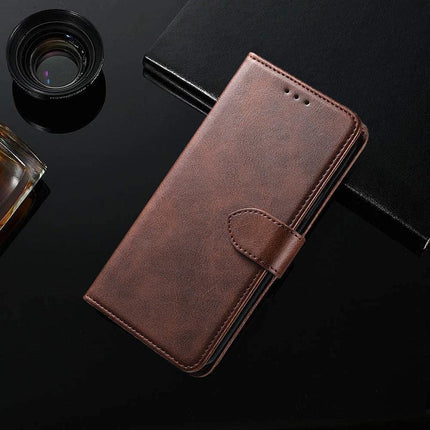Brown Wallet Leather Flip Case Cover For iPhone 7 8 6 6S Plus X 11 12 13 Pro XS Max XR - iPhone 14 Pro.
