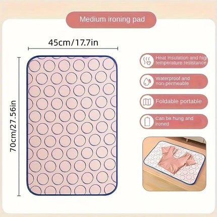 Home Travel Insulated Ironing Mat Non Slip Soft Folding Ironing Board Pad.