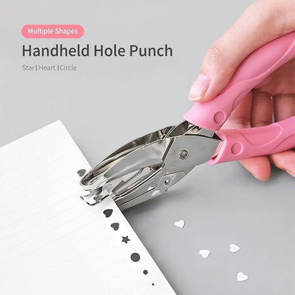 Circle/Heart/Star Shaped Metal Hole Punch Pliers - Paper Hand Puncher - 1.5mm circle.