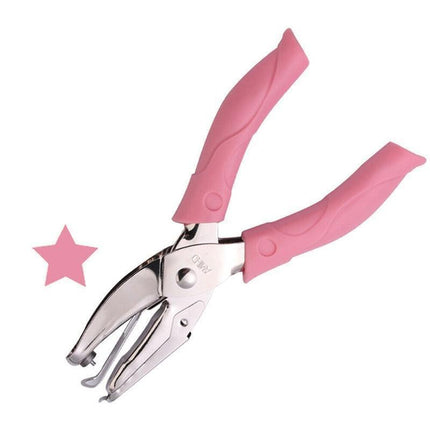 Circle/Heart/Star Shaped Metal Hole Punch Pliers - Paper Hand Puncher - 1.5mm circle.