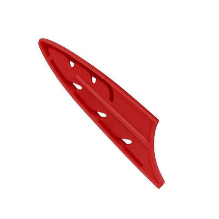 Plastic Knife Sheath Edge Guard Cover Scabbard Slicing Blade Red Protector Chef - Japanese Scabbard- 5in.