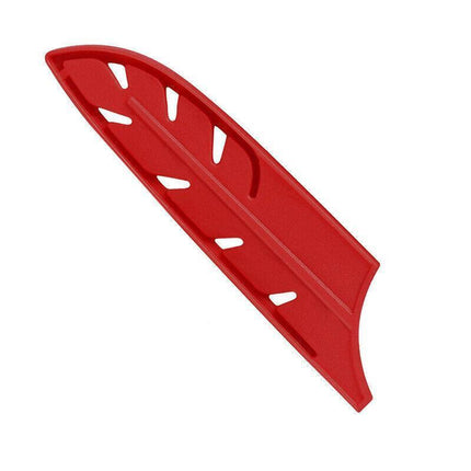 Plastic Knife Sheath Edge Guard Cover Scabbard Slicing Blade Red Protector Chef - Japanese Scabbard- 5in.