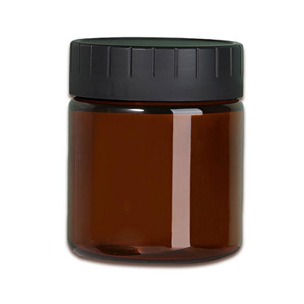 10pcs Brown PET Plastic Wide Mouth Bottles for Storage and Skincare Packaging - Frosted - 120ml.