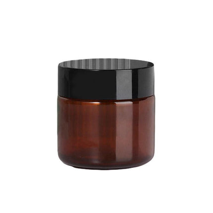 10pcs Brown PET Plastic Wide Mouth Bottles for Storage and Skincare Packaging - Frosted - 120ml.
