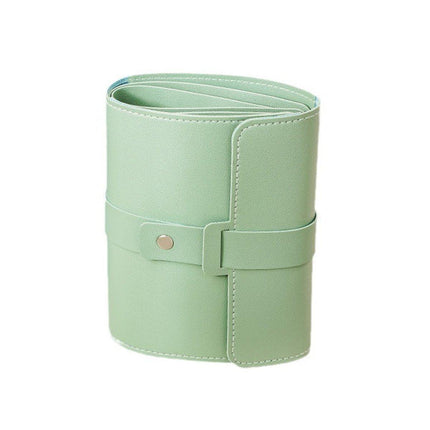 Travel Jewellery Storage Bag Portable Organizer Pouch for Rings Earrings Case - Blue.