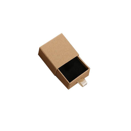 Jewellery Gift Box Necklace Ring Bracelet Bangle Earring Cardboard Box 5*5*3.5cm - White.