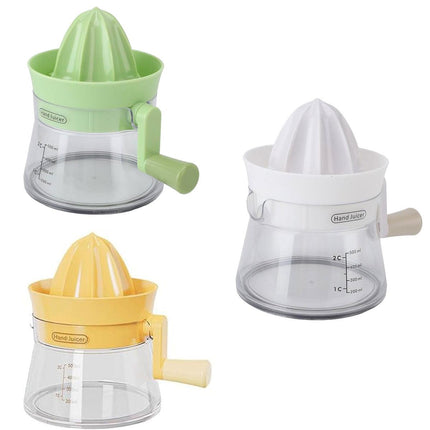 Manual Juice Extractor for Orange Lemon Home Citrus Juicer Hand Compressor - White.