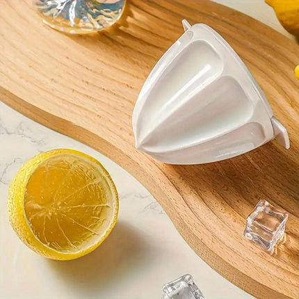 Manual Juice Extractor for Orange Lemon Home Citrus Juicer Hand Compressor - White.