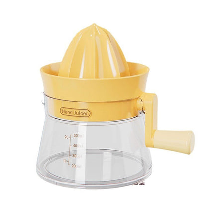 Manual Juice Extractor for Orange Lemon Home Citrus Juicer Hand Compressor - White.
