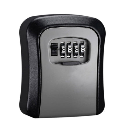 Combination Key Box with Combination Lock for Home Office Security Storage - Black.
