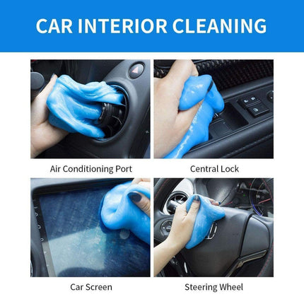 Dust Dirt Cleaning Super Clean Car Laptop Keyboard Home Cleaner - Yellow.