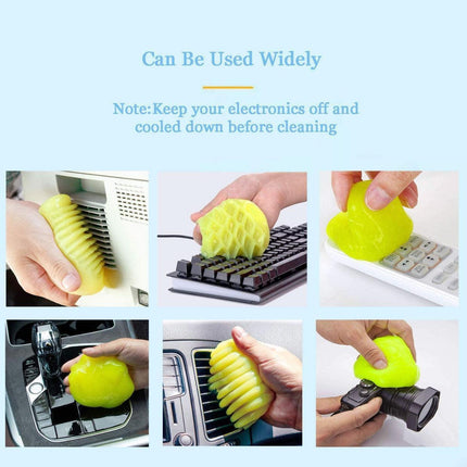 Dust Dirt Cleaning Super Clean Car Laptop Keyboard Home Cleaner - Yellow.