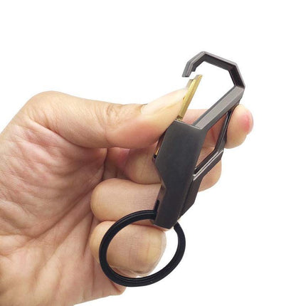 Stylish Metal Car Key Rings Alloy Chain Heavy Duty Gift Keyring Keychain Holder.