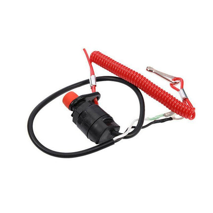 Boat Outboard Engine Motor Kill Stop Switch Emergency Tether Lanyard For Yamaha.
