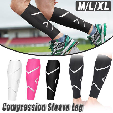 1 Unit Breathable Sports Shin Guards Knee Pads for Cycling Running Football Basketball - Pink / L.