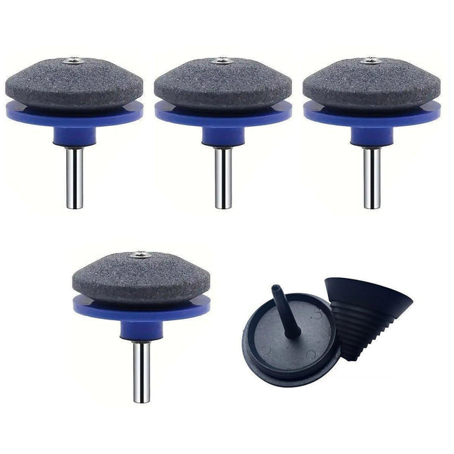 5PCS Lawn Mower Blade Sharpener Wind Powered Balancer Hardware Sharpening Tool.