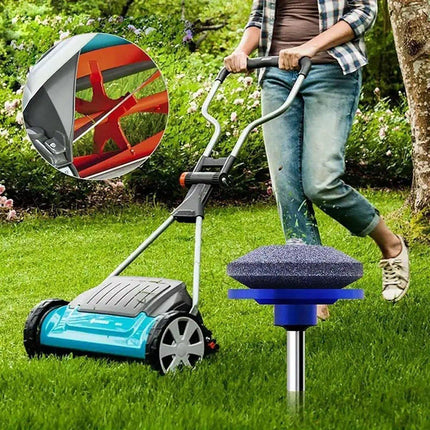 5PCS Lawn Mower Blade Sharpener Wind Powered Balancer Hardware Sharpening Tool.