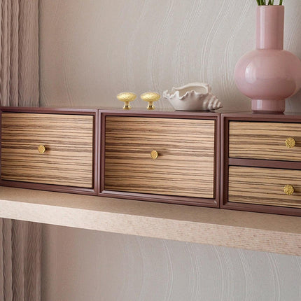 Gold Hammer Ball Handle Knob Closet Door Pull Drawer Handle Wardrobe Hardware - Flat Round Shape.
