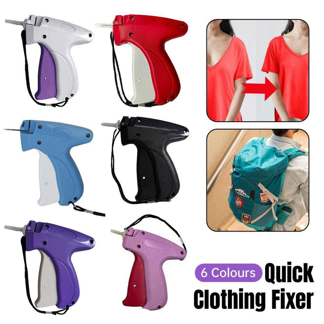 Stitchy Quick Clothing Fixer Mini Quick Repair Garment Sewing Machine Handheld - Black.