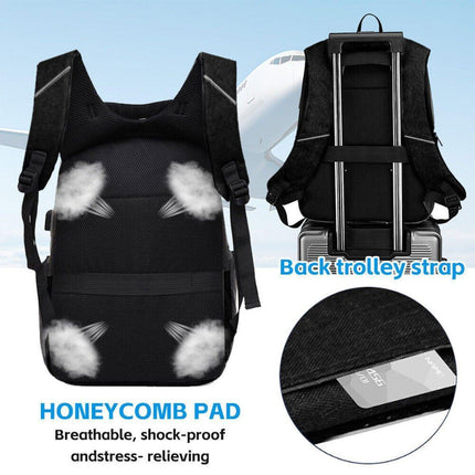 Men Business Bag Laptop Multi Functional Computer Bag Large Capacity Backpack.