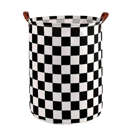 Foldable Laundry Basket Dirty Clothes Hamper Toy Storage Organizer Storage Bin - English Letters.