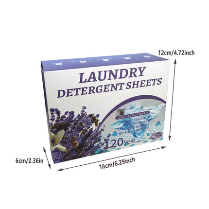 Laundry Tablets Set Portable Cleaning Pods Concentrated for Household Washing - Flax.