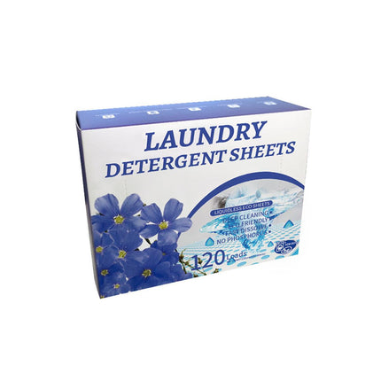 Laundry Tablets Set Portable Cleaning Pods Concentrated for Household Washing - Flax.