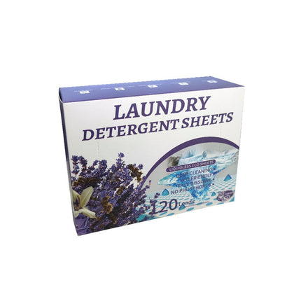 Laundry Tablets Set Portable Cleaning Pods Concentrated for Household Washing - Flax.