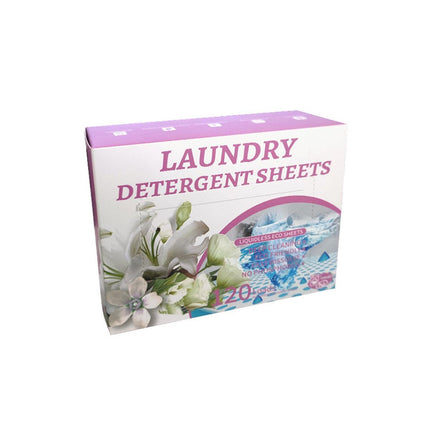 Laundry Tablets Set Portable Cleaning Pods Concentrated for Household Washing - Flax.