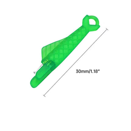 5PCS Plastic Needle Threader Tool for Sewing Machine Quick Lead Garment Sewing - Green.