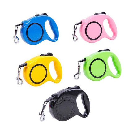 5M Dog Lead Leash Strong Retractable Extendable 5M Lockable Heavy Duty 15Kg - Green.