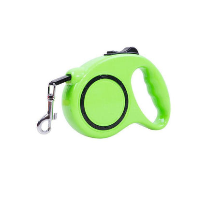 5M Dog Lead Leash Strong Retractable Extendable 5M Lockable Heavy Duty 15Kg - Green.