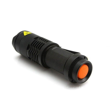 5/10x Mini Q5 LED Flashlight Torch Adjustable Focus Zoom Light Lamp 1200LM - 5PCS.
