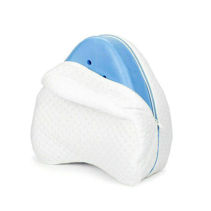 Knee Support Ergonomic Memory Foam Leg Pillow Cushion Washable Cover.
