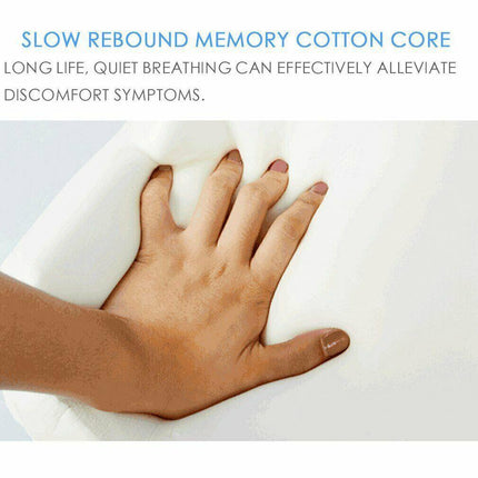 Knee Support Ergonomic Memory Foam Leg Pillow Cushion Washable Cover.