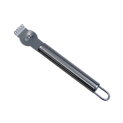 Lemon Zester Grater Knife Tool Stainless Steel with Channel Garnish Citrus Lime - Rose Gold.