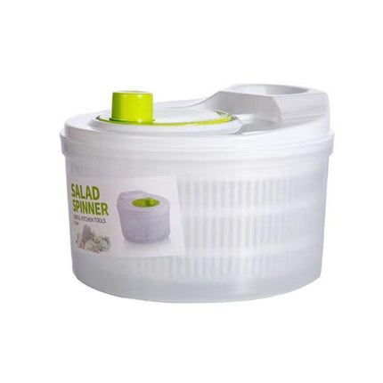 Large Salad Spinner 3L Vegetable Washer Dryer Bowl for Lettuce Spinach Broccoli.